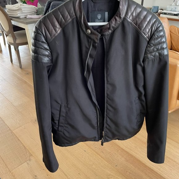 Mens Gucci Leather Bomber Jacket - Picture 2 of 4